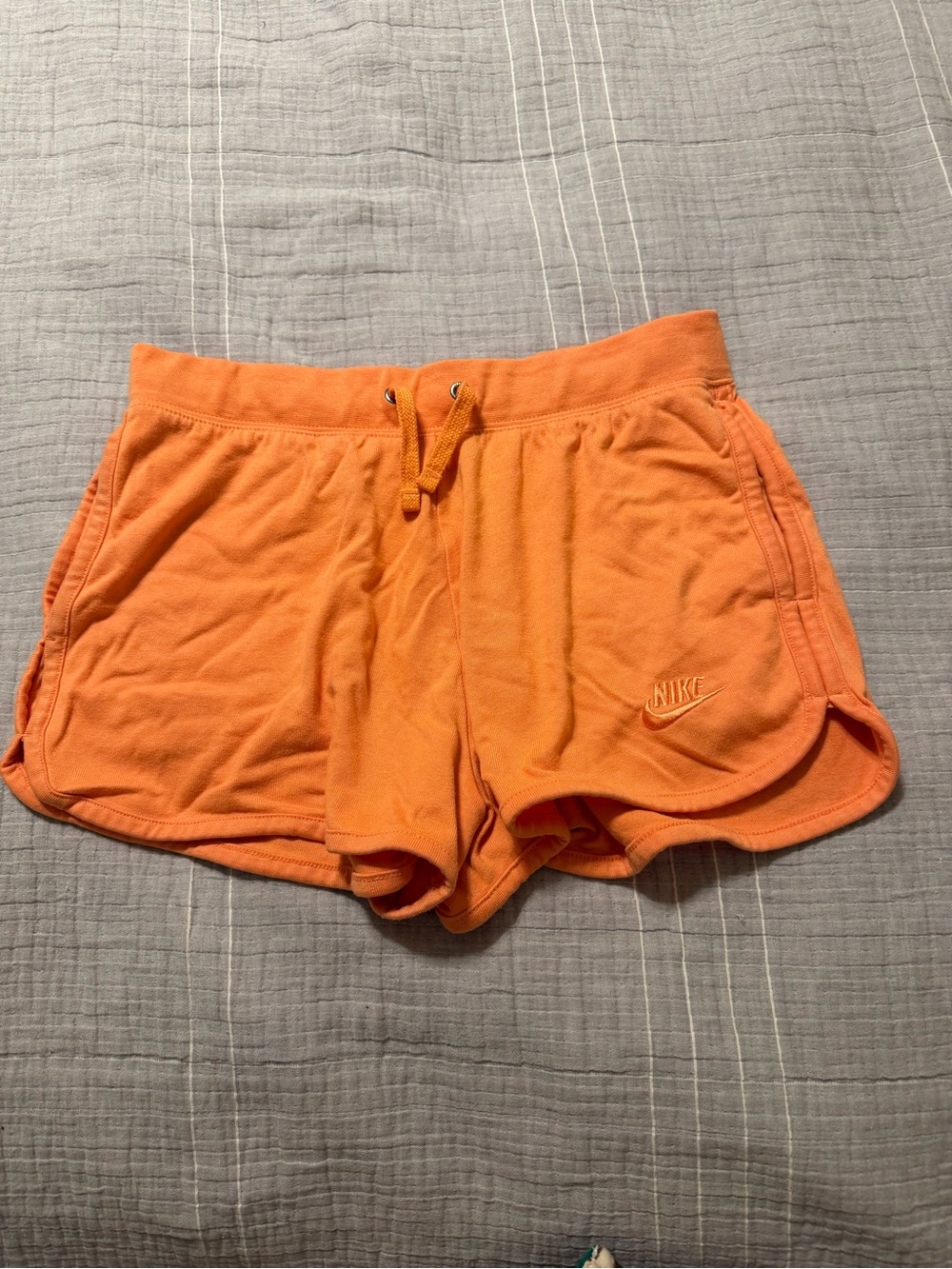 Nike Orange Athletic Shorts Women's